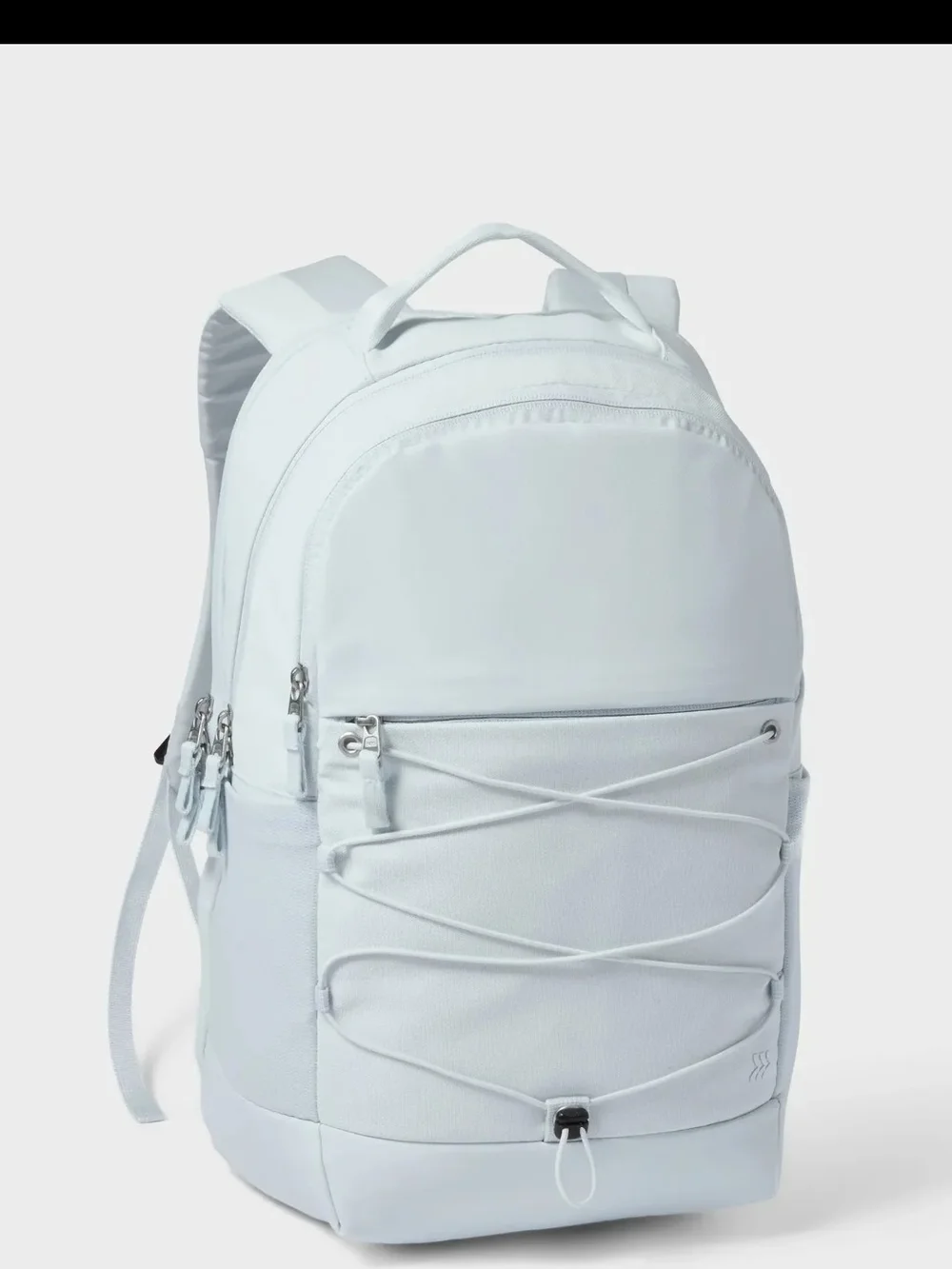 All In Motion Ice Blue 17.5 In Water Repellent Sporty Backpack Book Bag Nwt